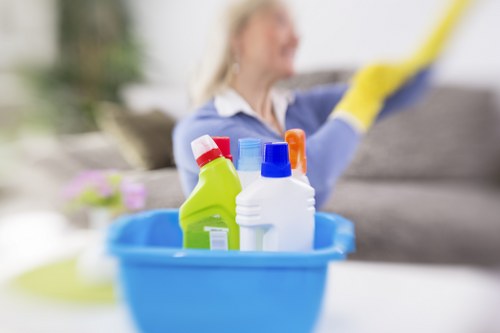 Senior staff member escalating and re-evaluating a carpet cleaning complaint