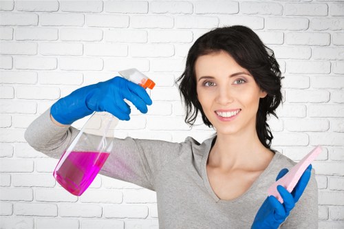 Exterior facade cleaning removing dirt and pollution stains