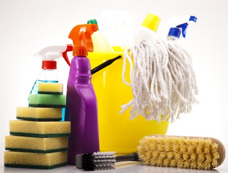 Final safety check before completing a carpet cleaning service